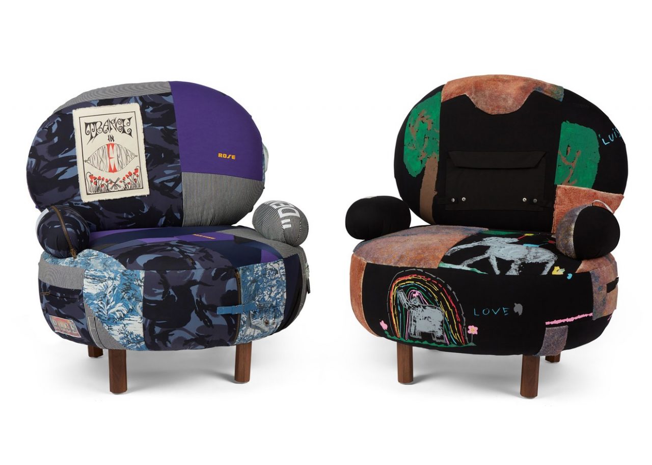 These Chairs Are Made Of Recycled Clothing From Maison