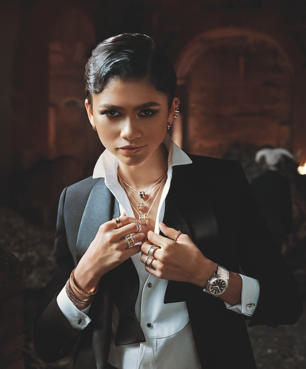 BVLGARI 帶來全新 Rock 系列｜「茉莉公主」Naomi Scott 、「蜘蛛女」Zendaya 魅力演繹叛逆美– Vogue  Hong Kong