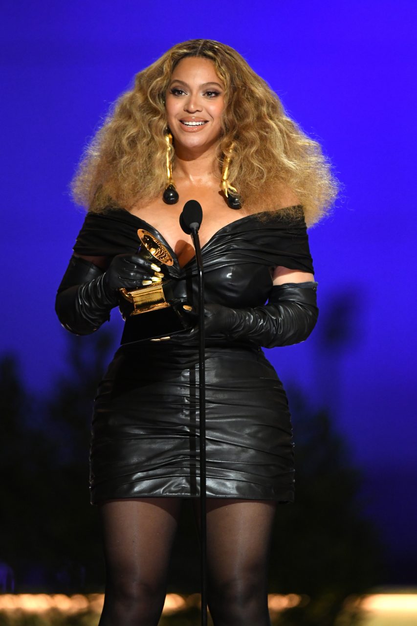 LOS ANGELES, CALIFORNIA - FEBRUARY 05: Beyoncé accepts the Best Dance/Electronic Music Album award for “Renaissance” onstage during the 65th GRAMMY Awards at Crypto.com Arena on February 05, 2023 in Los Angeles, California. (Photo by Kevin Winter/Getty Images for The Recording Academy)