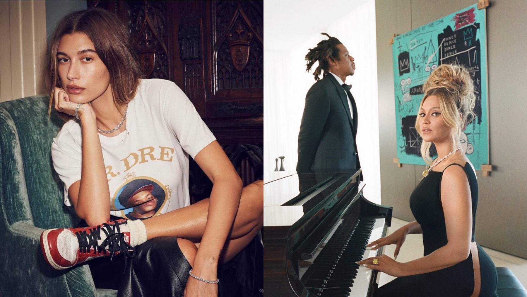 Hailey Bieber 和 Beyoncé 誰會是最先戴上 Tiffany & Co. 全新合作系列的第一人？ – Vogue Hong Kong