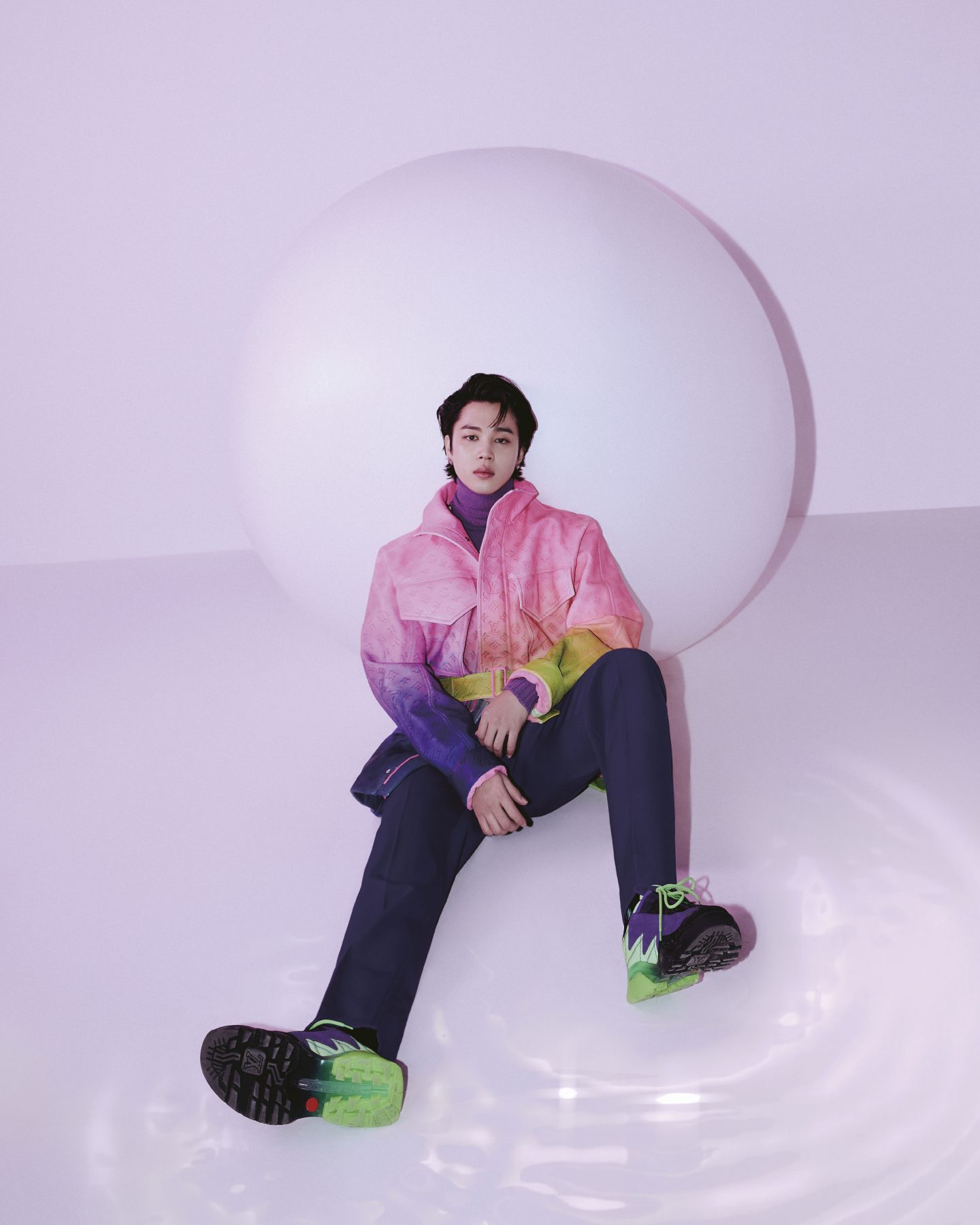 BTS Park Jimin - Jimin is shining both as a Louis Vuitton and FILA