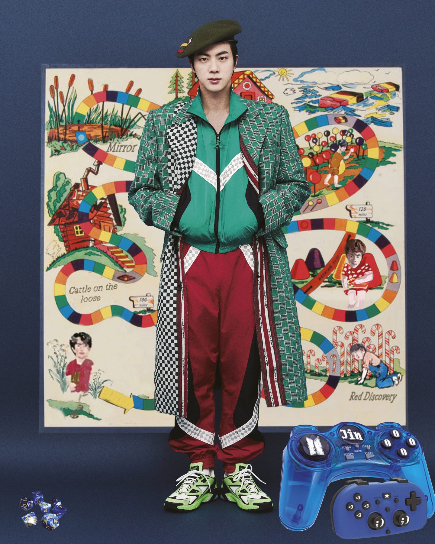 BTS Jin Workwear Jacket  Jin Louis Vuitton Workwear Jacket