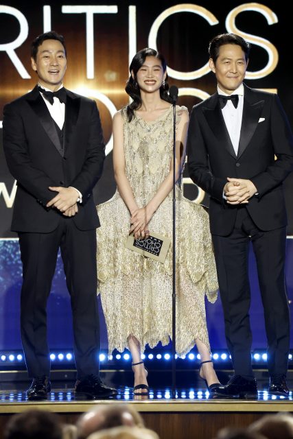 A Closer Look at Hoyeon Jung's Daring Critics Choice Awards Ensemble