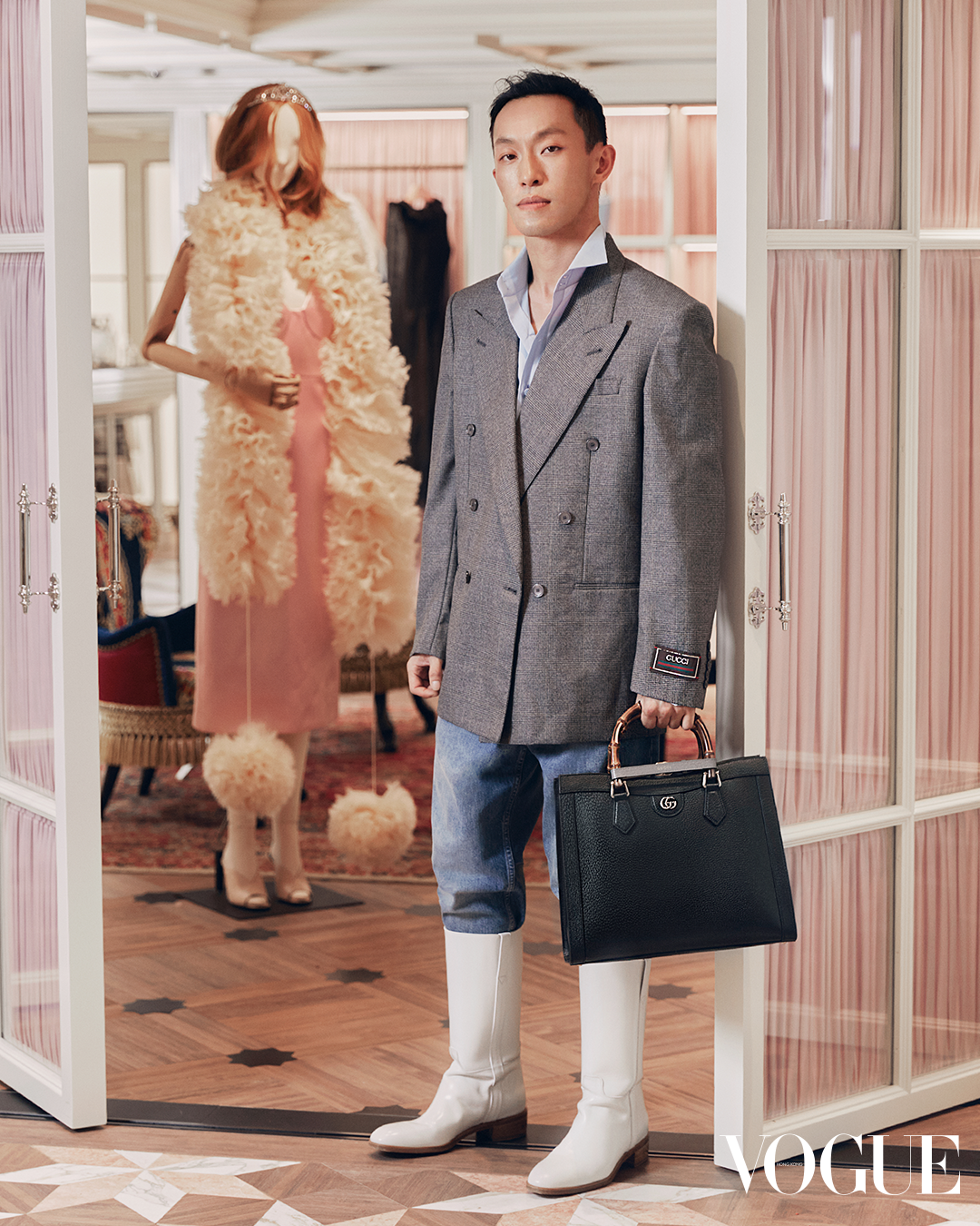 從時尚奢華到尊貴享受：Harris Chan 率先走進Gucci 全新置地廣場旗艦店