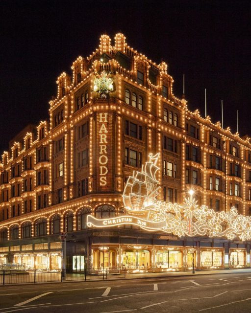 Dior Has Transformed Harrods Into A Giant Gingerbread House For Christmas