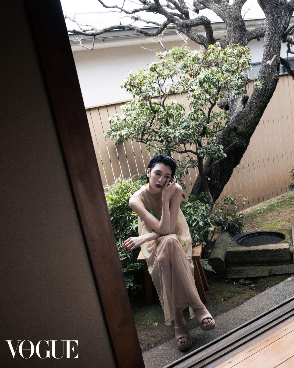 Japanese Actress Ayaka Miyoshi Stars On Vogue Hong Kong's April Issue