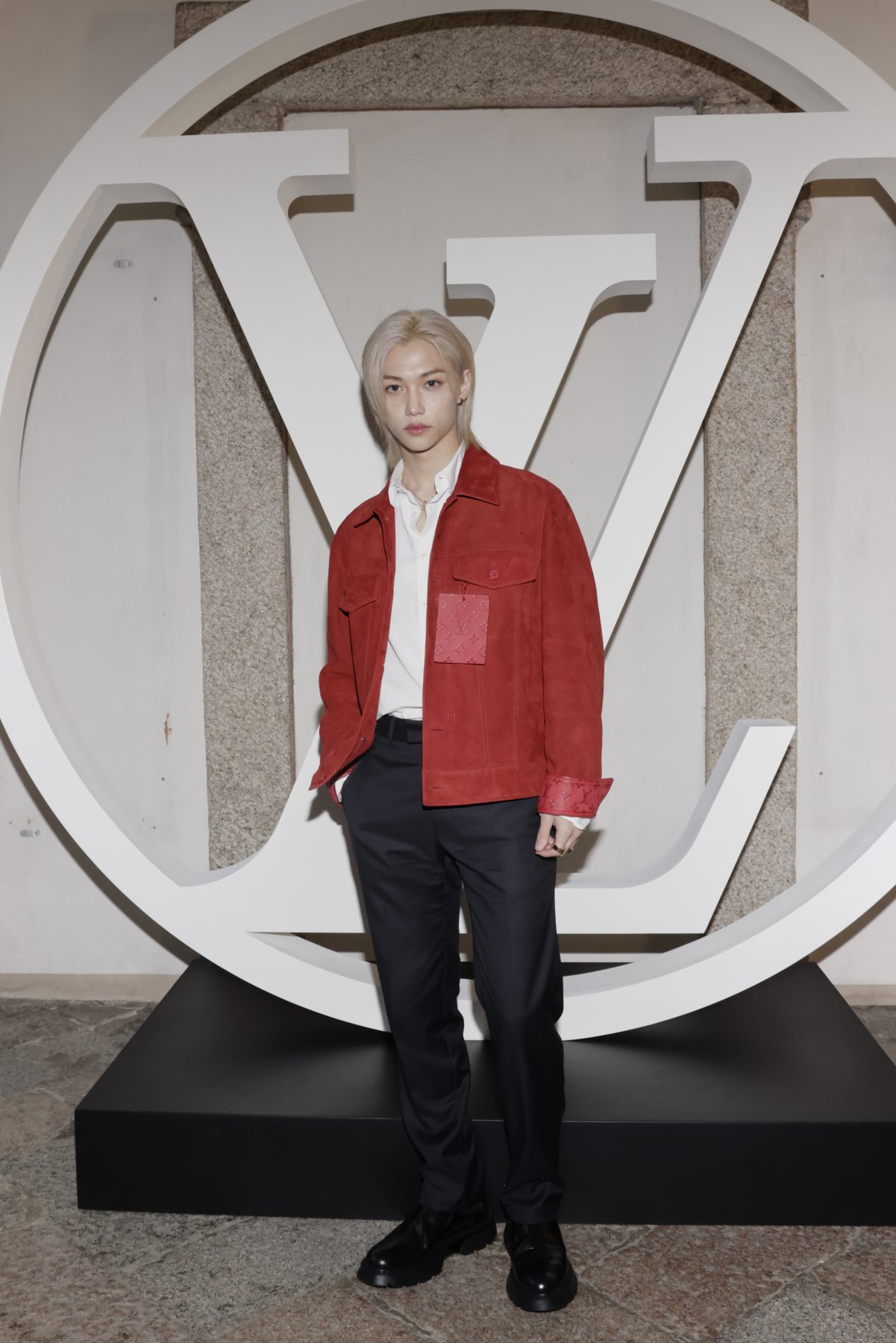 Stray Kids' Felix Makes a Case for Leather Pants at the Louis