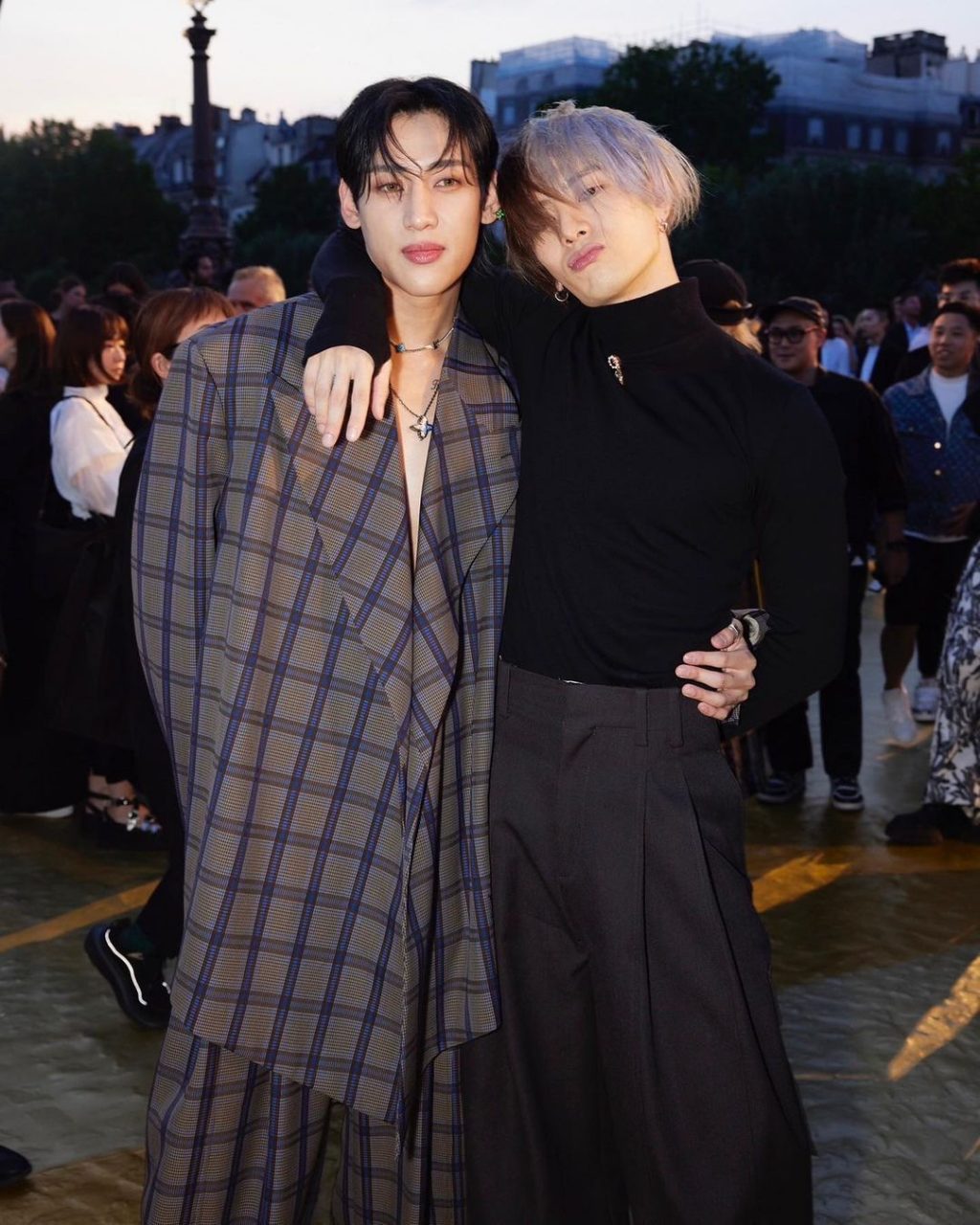 Jackson Wang and BamBam reunite at fashion show