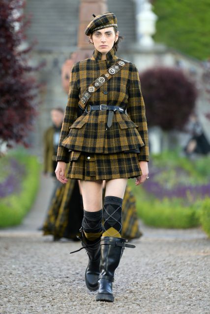 Maria Grazia Chiuri Channels Scottish Punk For Dior Resort 2025